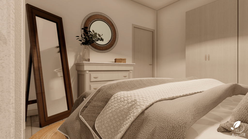 Dormitorio principal pies cama