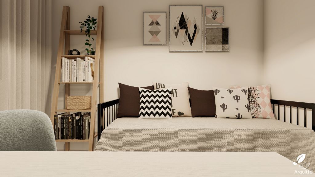 Dormitorio secundario cama